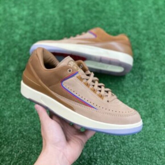 Nike Other - Nike Two 18 x Air Jordan 2 Retro Low Mens Shoes Brown DV7129-222 NEW* Size 7.5